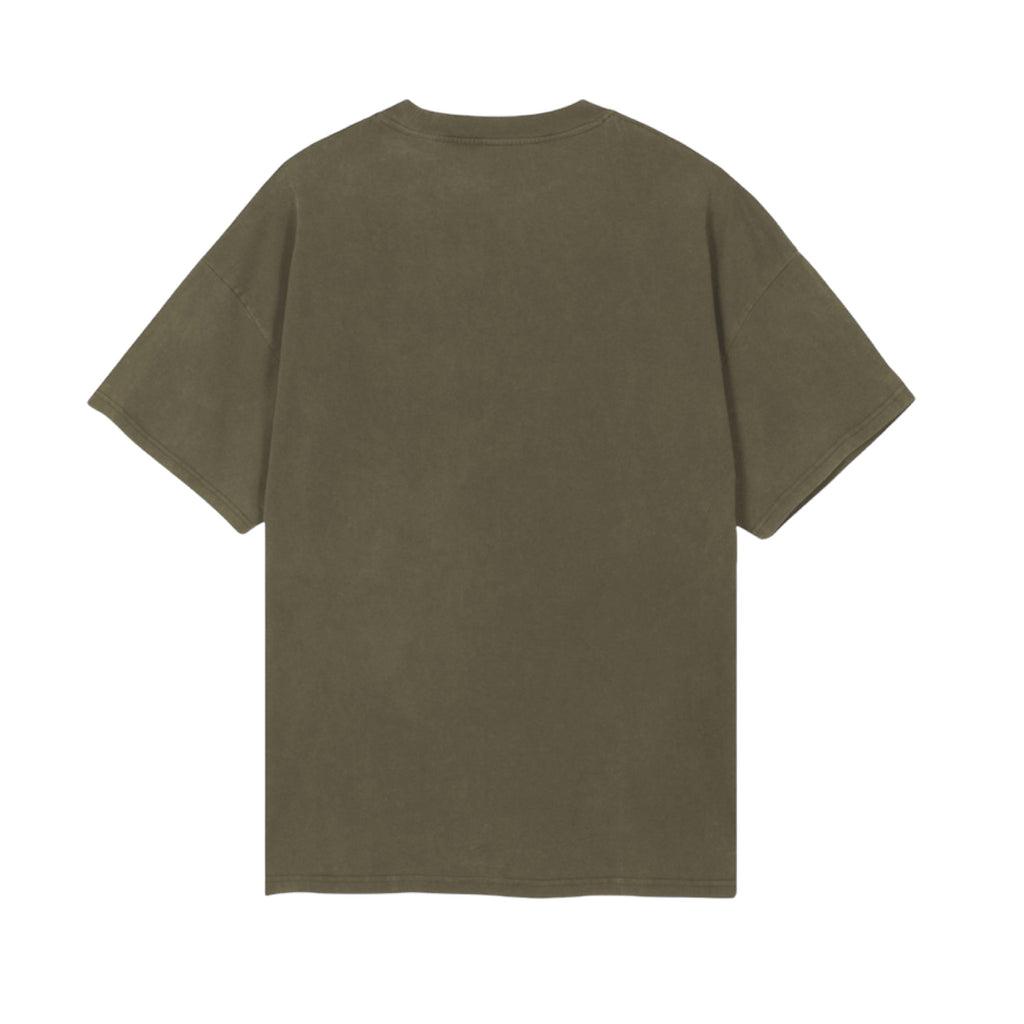 Partch Olive Vintage Oversized T-Shirt for Men | Graphic Tee