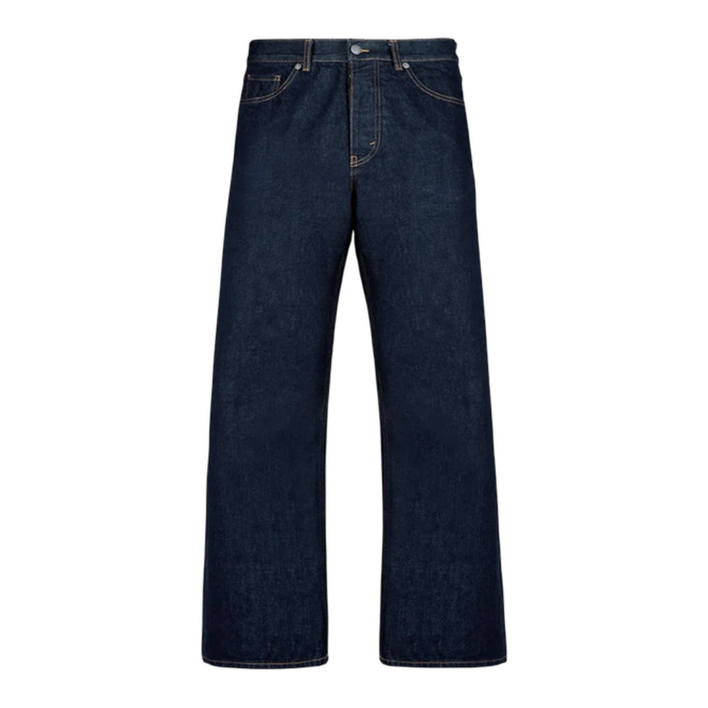 Men's Loose Fit Jeans Blue Indigo Organic Cotton | PARTCH by Didier Devaux