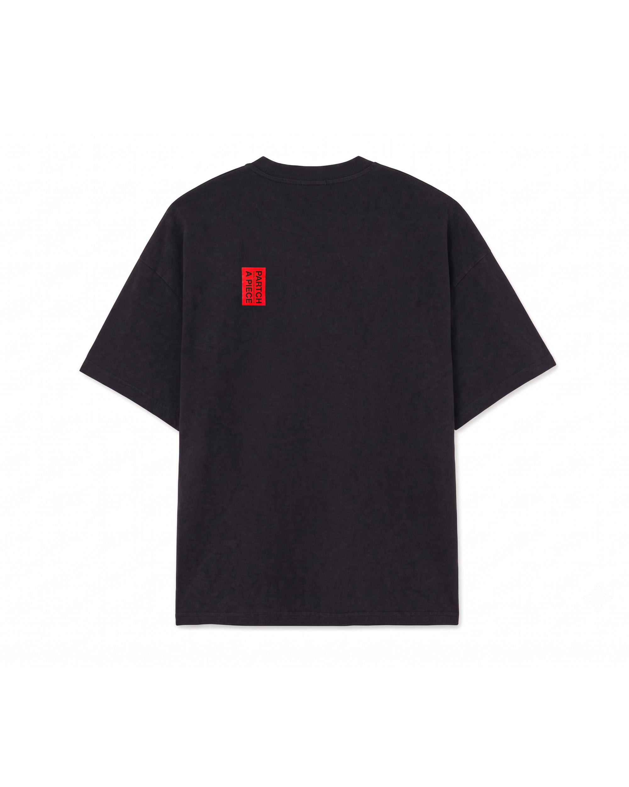 PARTCH Must Luxury Oversized T-Shirt Black Organic Cotton | Designer Streetwear