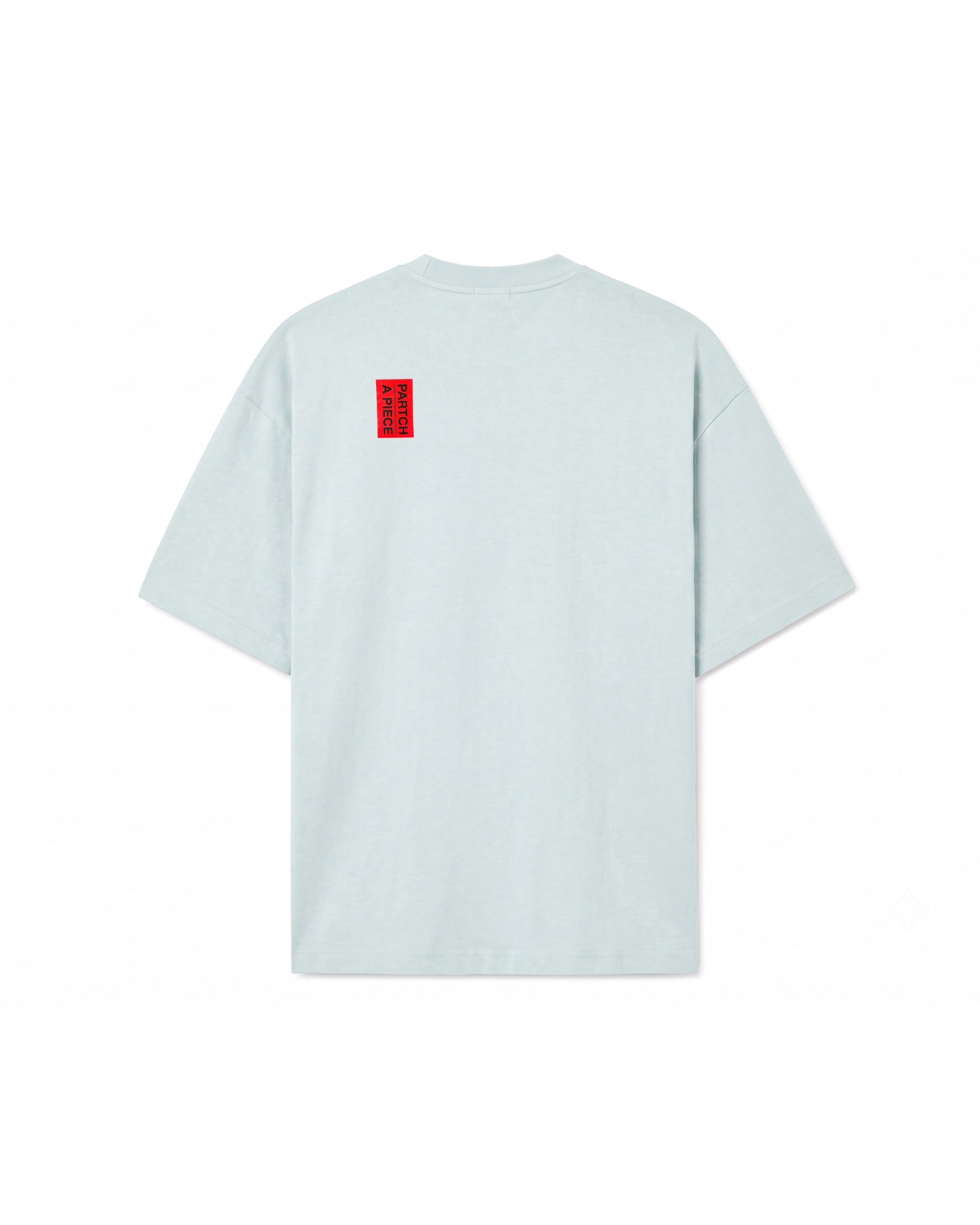Blue Luxury Oversized T-Shirt Organic Cotton Heavyweight | PARTCH