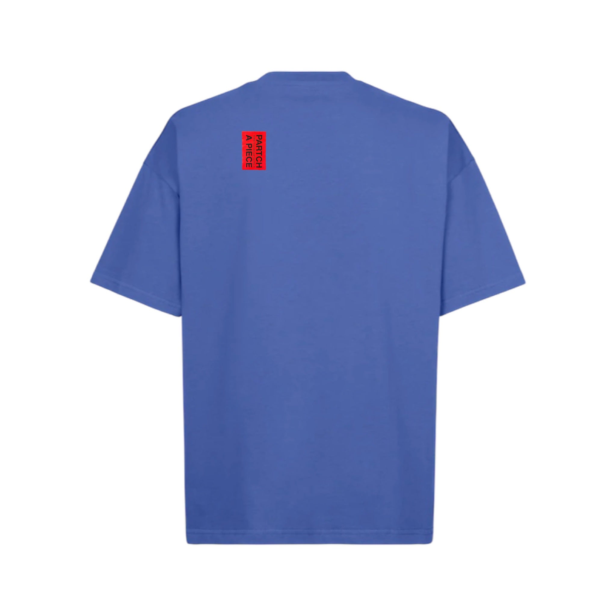 Partch Must A-Piece Solid Oversized Tee Blue Organic Cotton | Designer T-Shirt Unisex