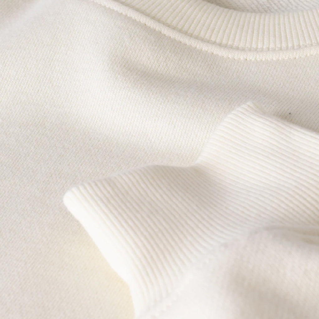 Sweatshirt Cream in Organic Cotton Oversized Fit  | PARTCH