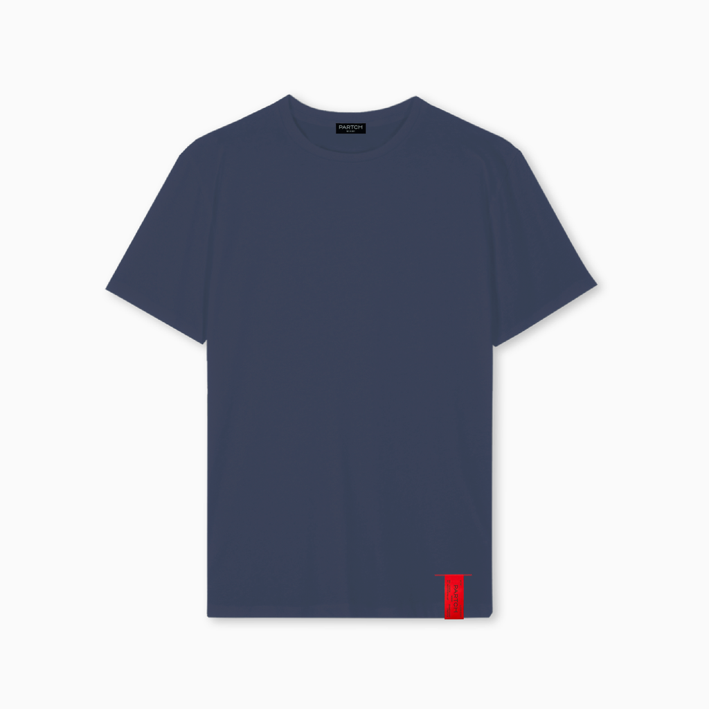 Partch T-Shirt Cotton Navy Blue - Luxury Cotton