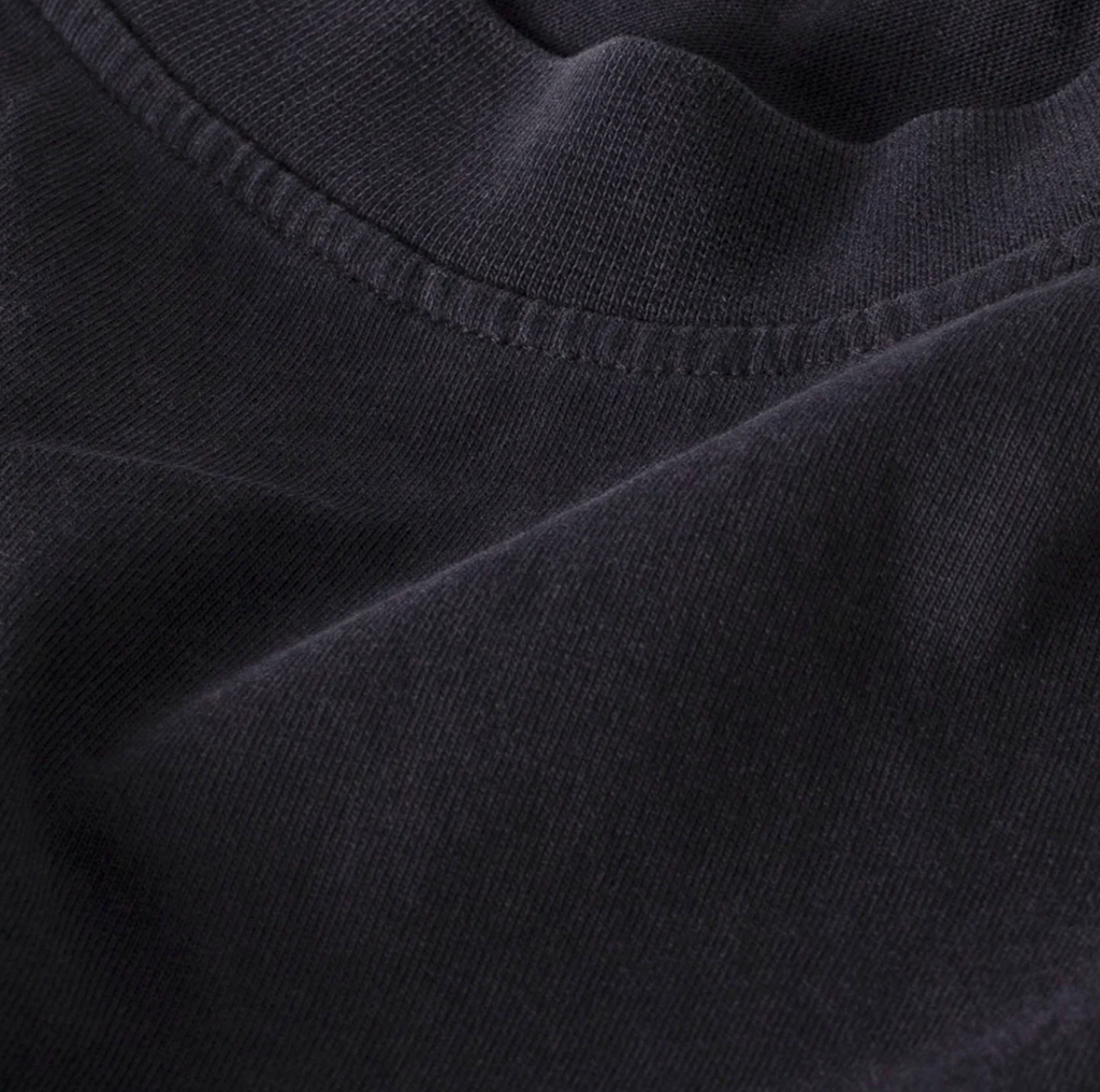 Partch Organic Cotton Cropped T-Shirt Women's | Vintage Black Tee