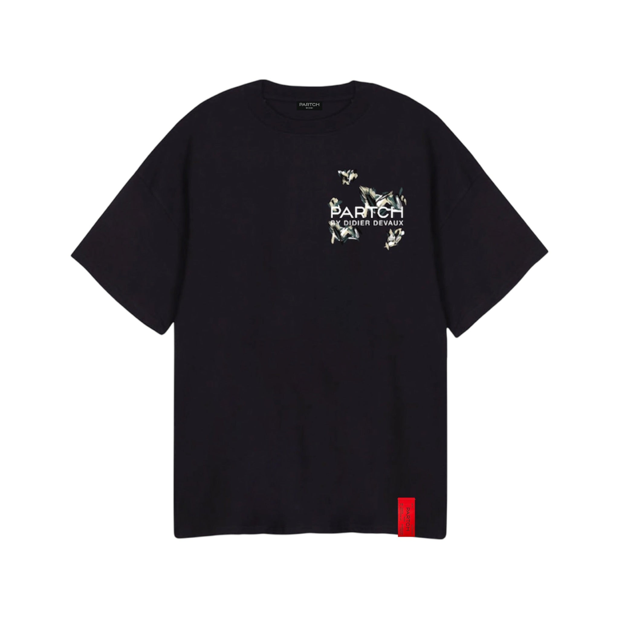 Partch Origo  Oversized Tee Black Art Printed | Luxury Streetwear
