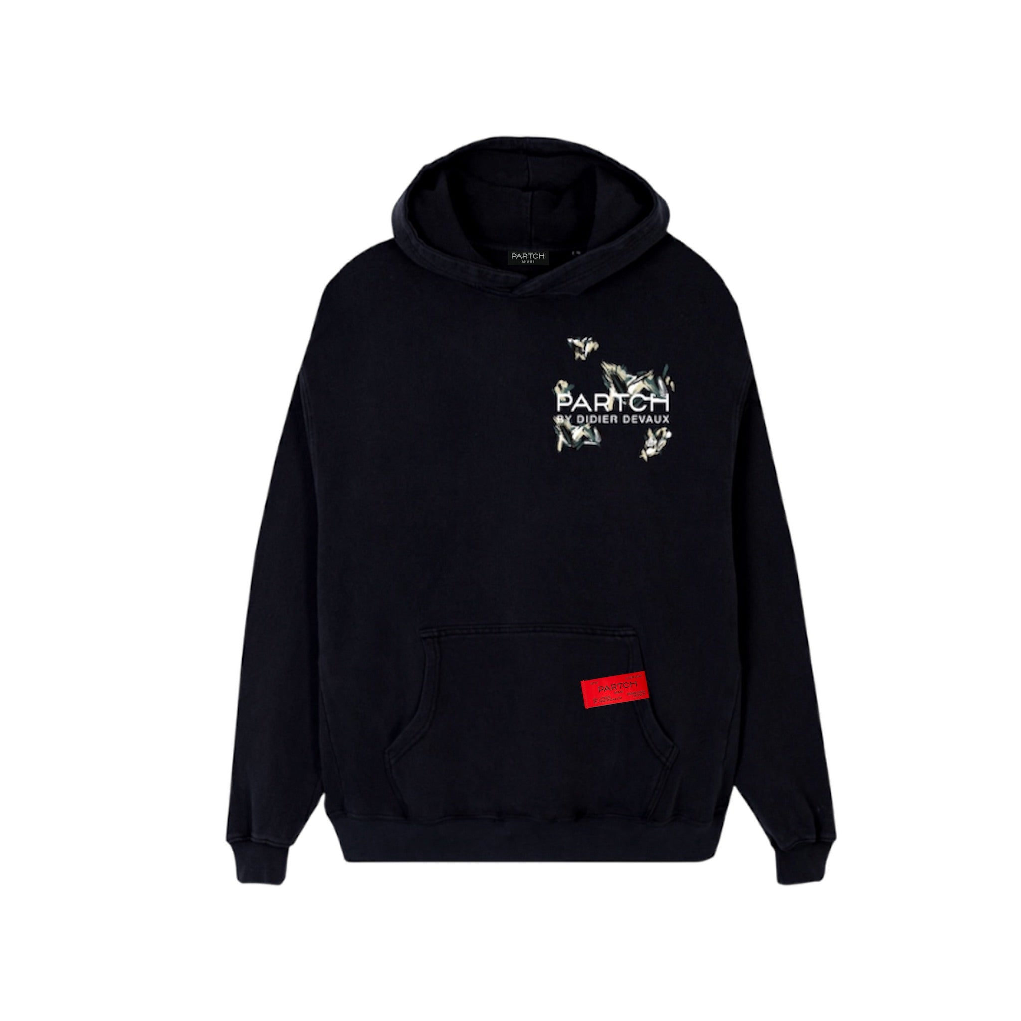 Partch Origo Luxury Hoodie Black Cotton French Terry Regular Fit