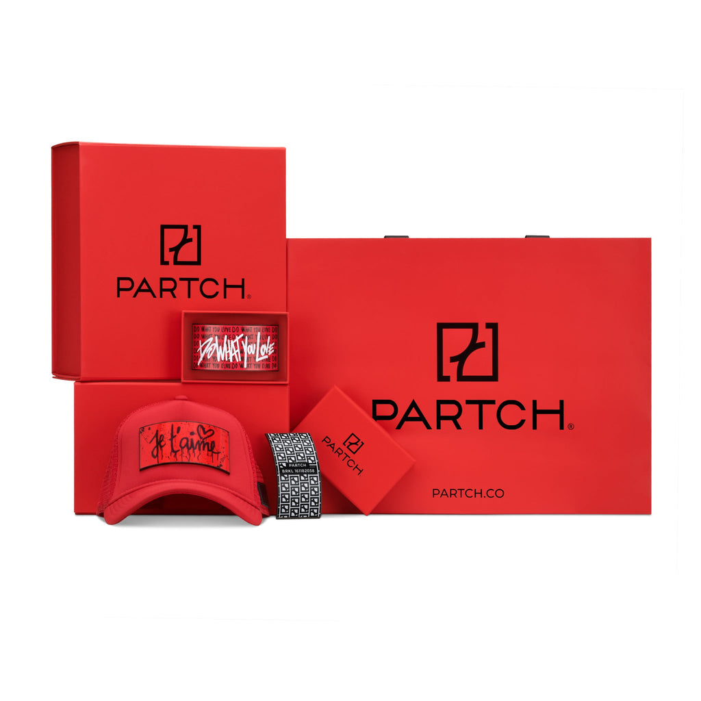 Partch Packaging for Trucker Hat Limited Edition by Didier Devaux | Live Painting