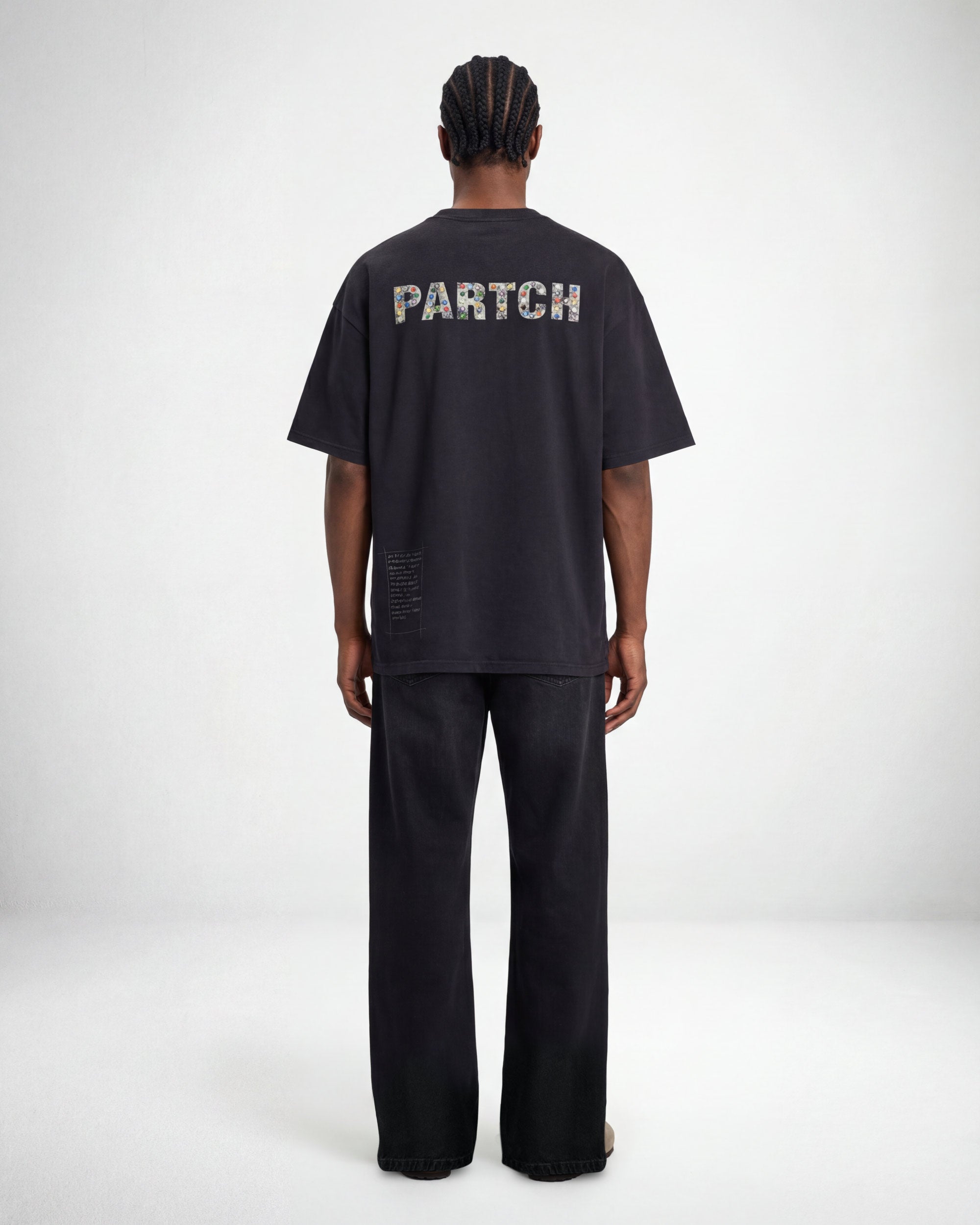 PARTCH Crystal Un Je Ne Sais Quoi Luxury Oversized Tee Vintage | Streetwear