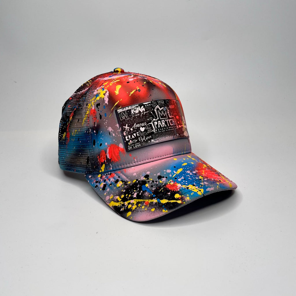 Partch Pop Love Atelier Hand-Painted Cap for Men