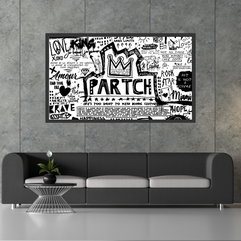 Pop Love Fine Art White Limited Edition Print | Partch