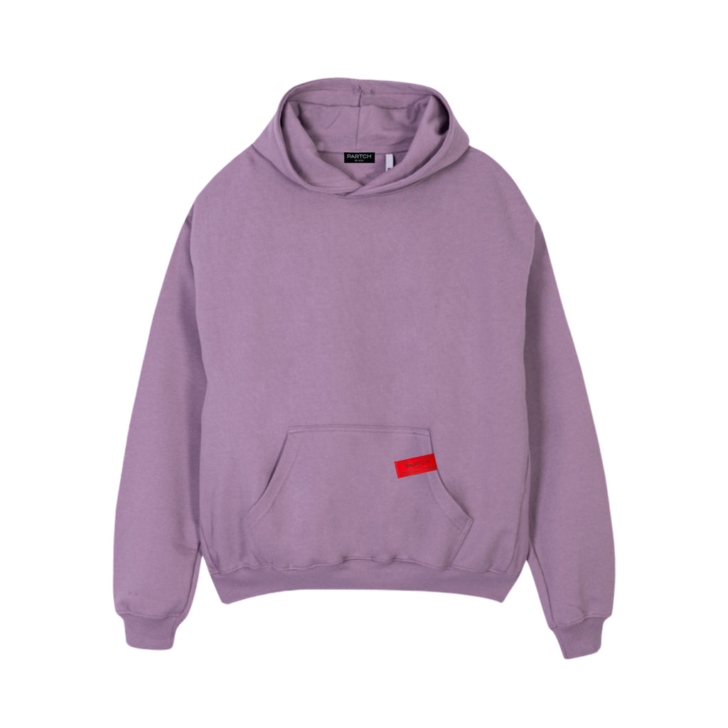 Men's Purple Hoodie Oversized Cotton | Partch