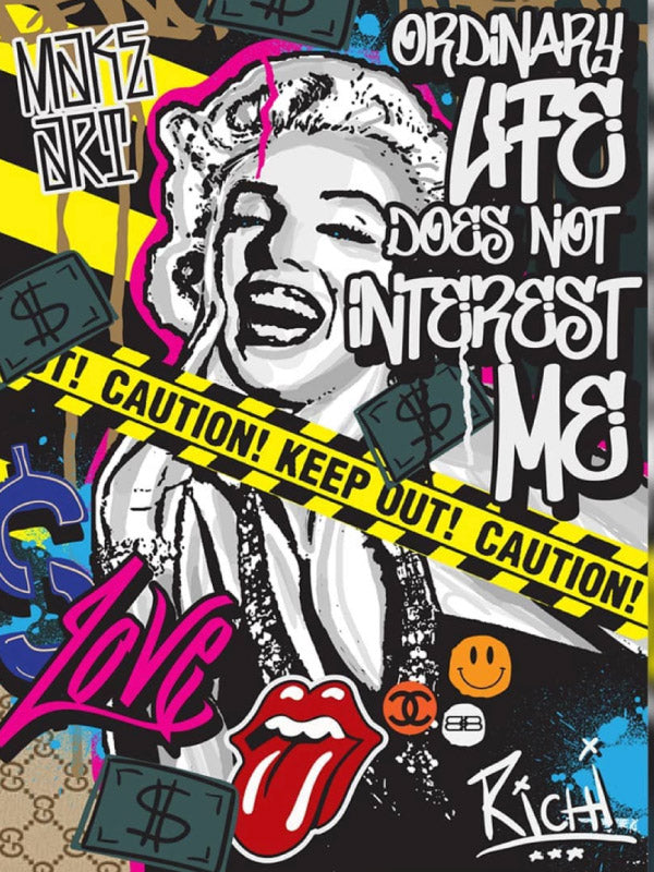 Artwork from Richi | Pop Art | Caution keep out