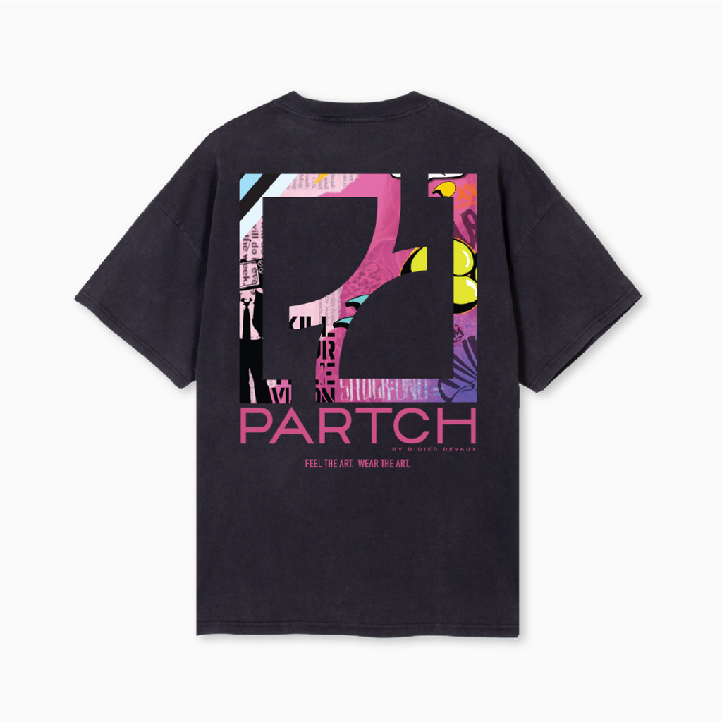 Partch T-Shirt Sense Oversized Vintage Black for Men