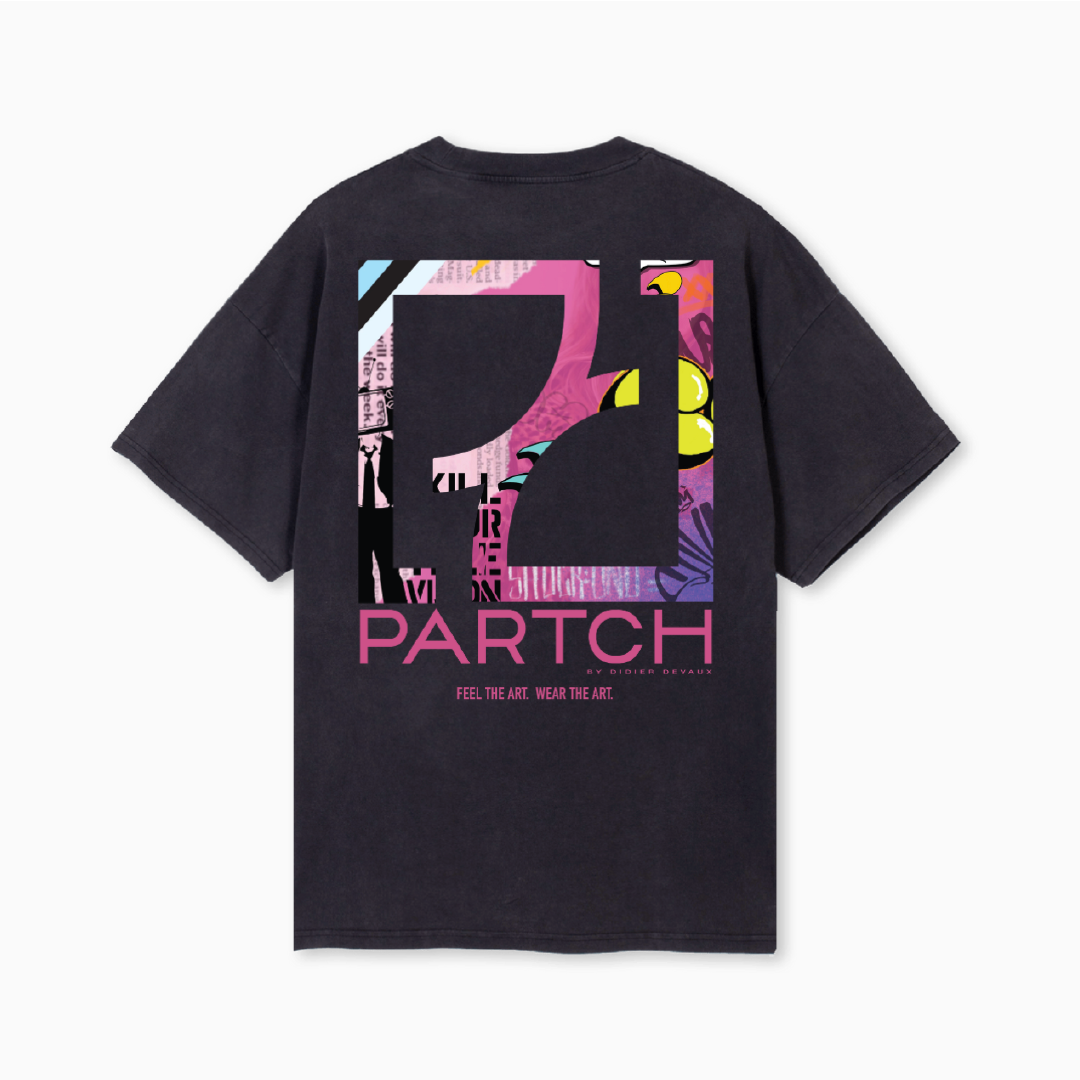 PARTCH Sense Oversized Tee Vintage Black | Designer Men T-Shirts | PARTCH |  Fashion Forward Designer