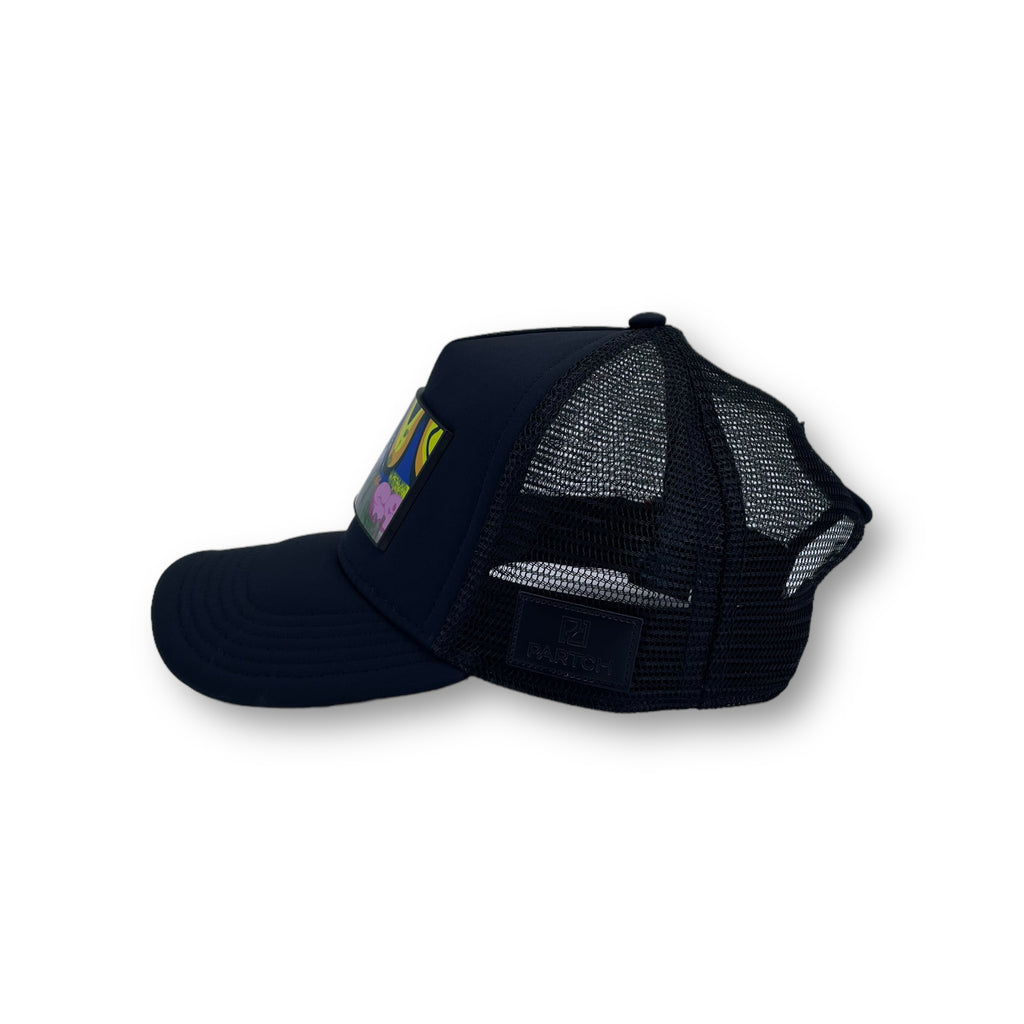 Partch Swag Trucker Hat w/ Art Partch-Clip - Black Hats, Accessories