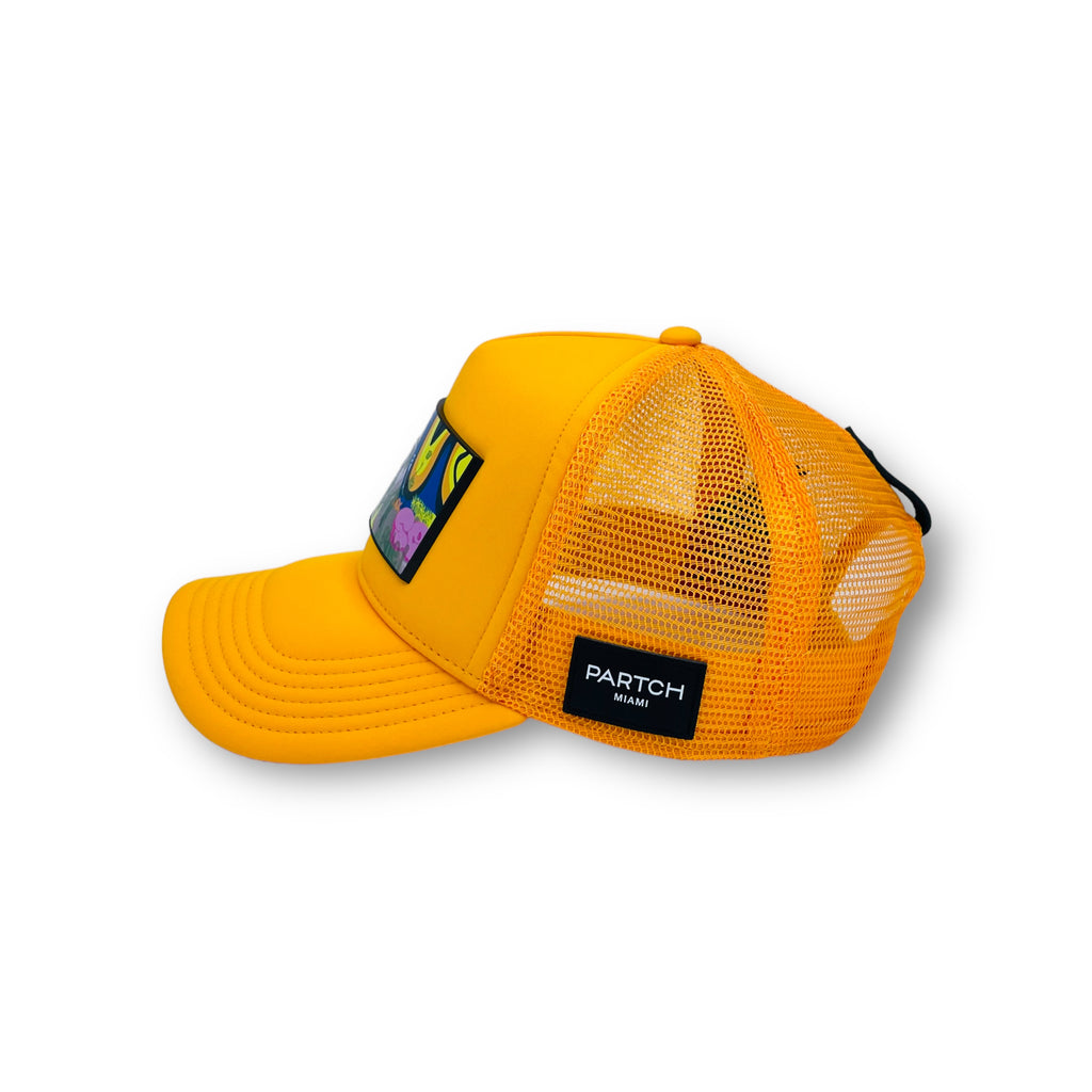 PARTCH Yellow Trucker Hat Swag Art PARTCH-Clip 