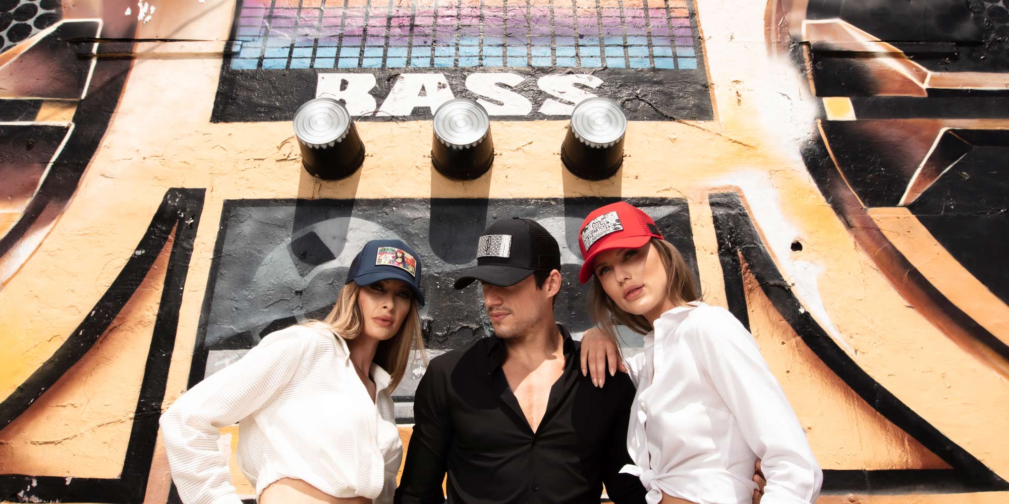 Partch trucker hat and caps for Men and Women - Removable patches