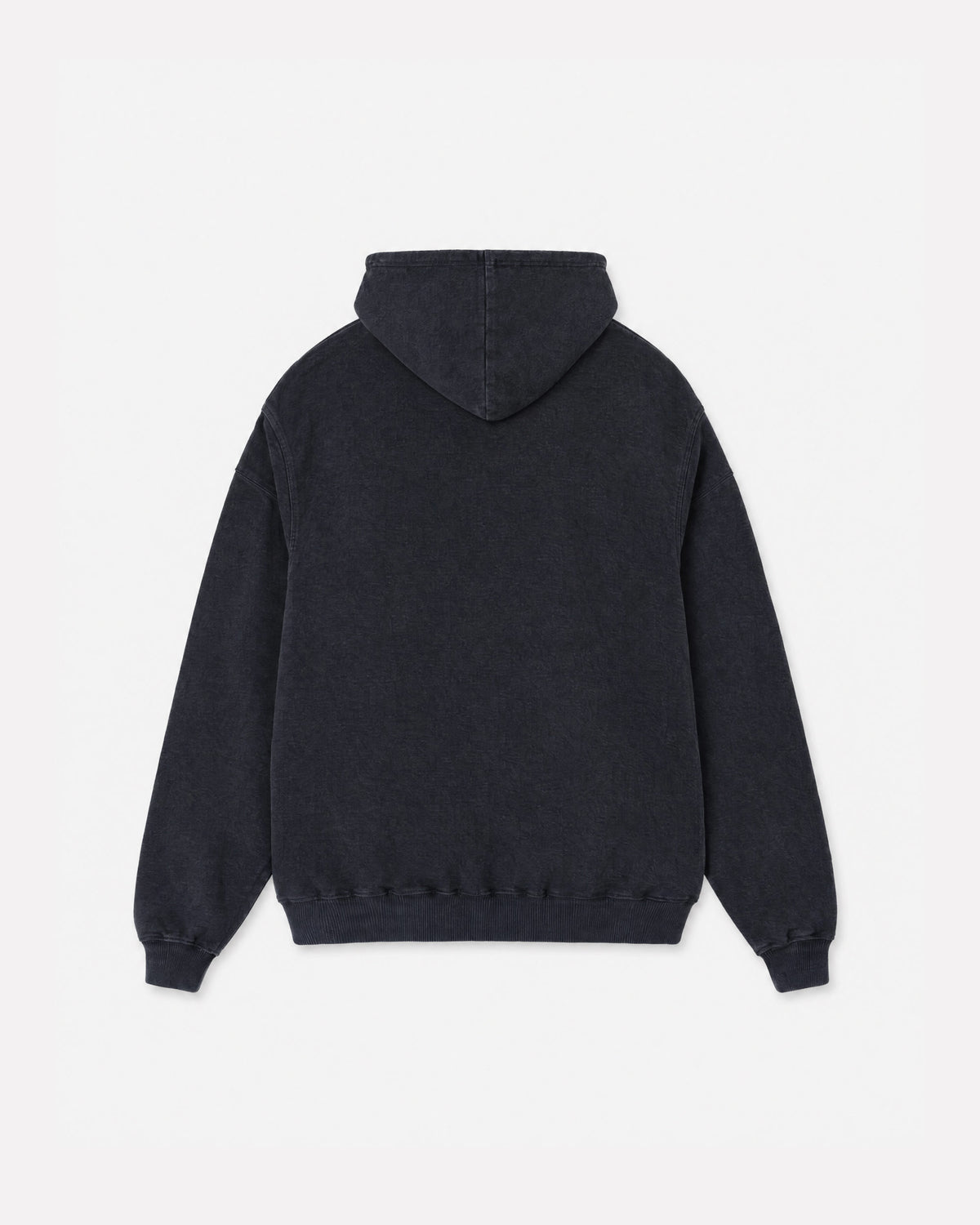 Luxury Oversized Hoodie Vintage Black Organic Cotton for Men | PARTCH
