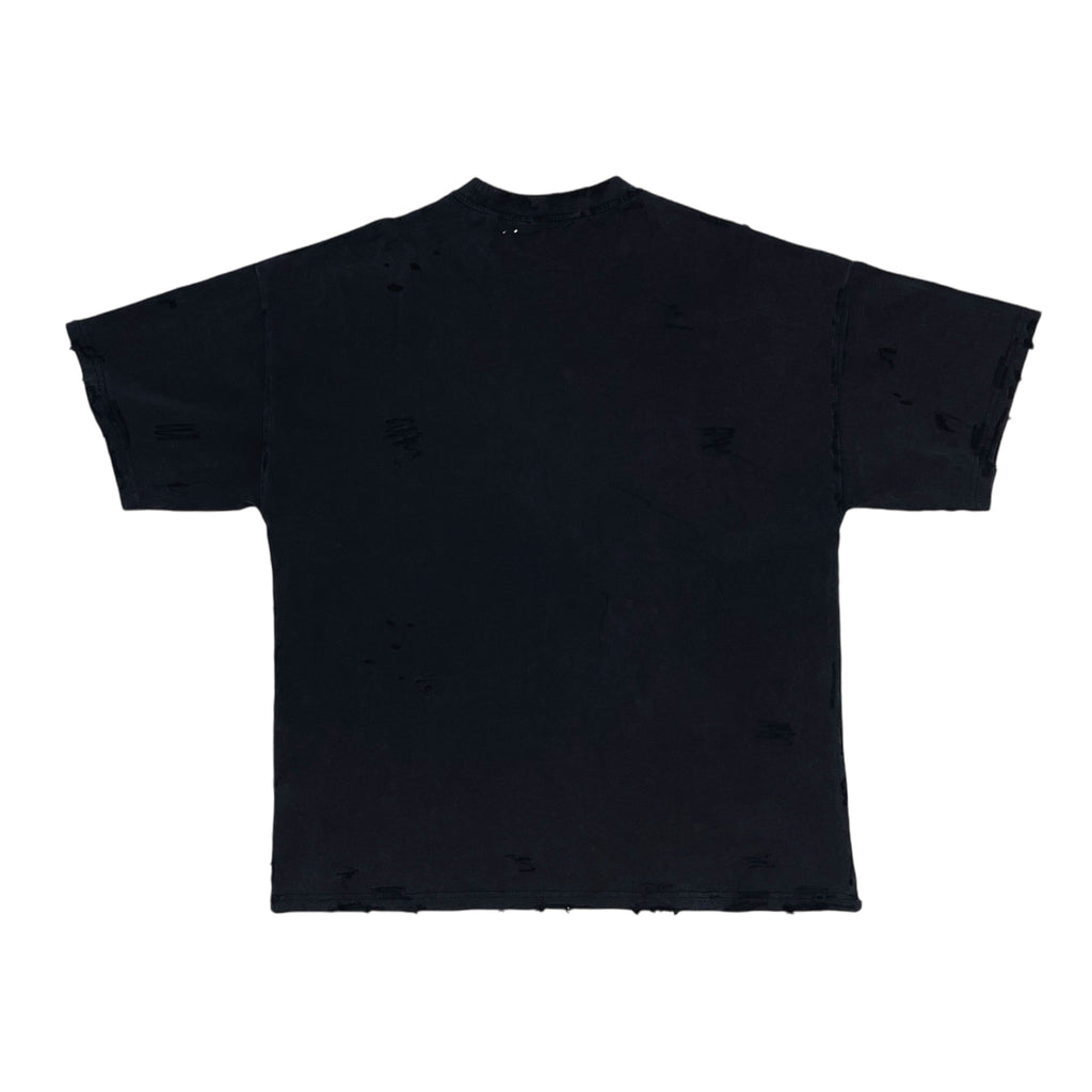 Vintage Oversized Tee Distressed Black | PARTCH