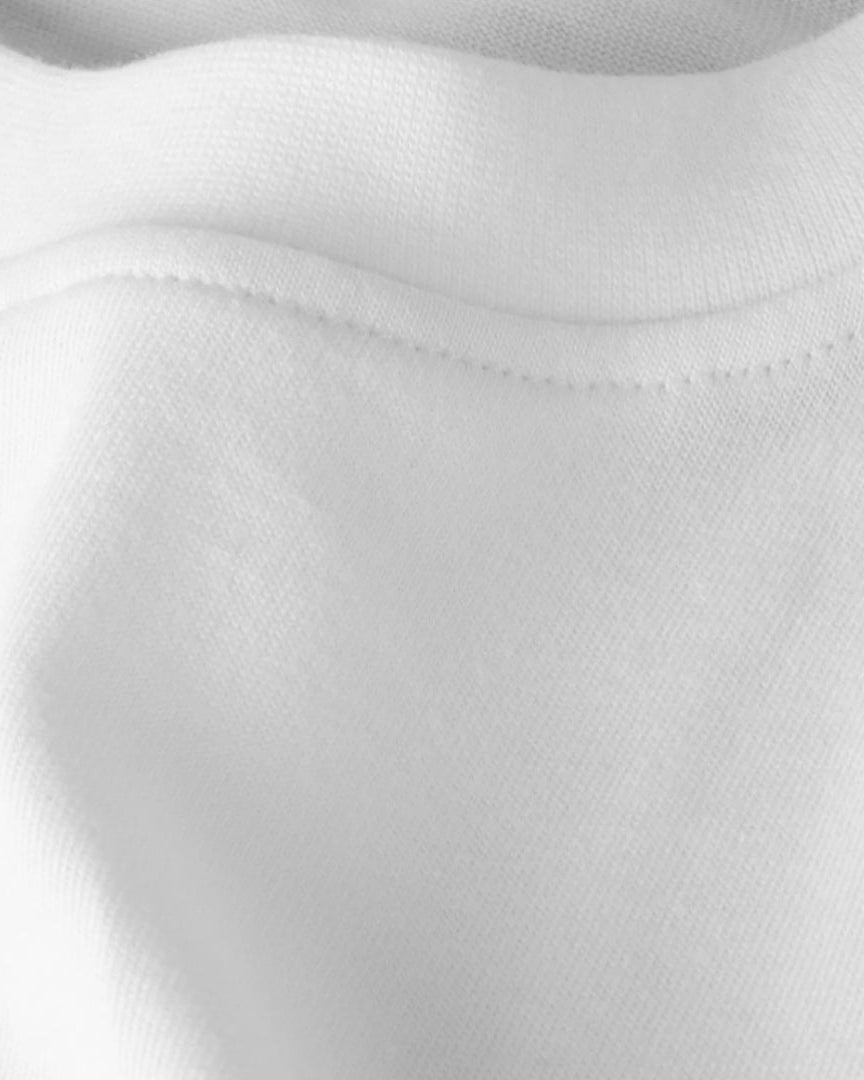 White Oversized T-Shirt Organic Cotton Solid Color | PARTCH