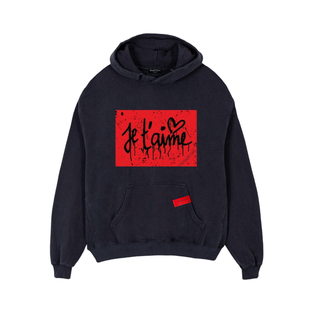 PARTCH Je t'Aime Luxury Hoodie Cotton for Men and Women 