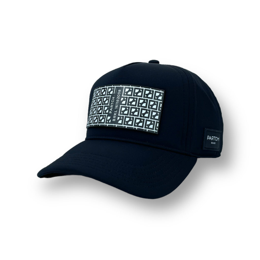PARTCH BRKL Logo Trucker Hat Black Solid