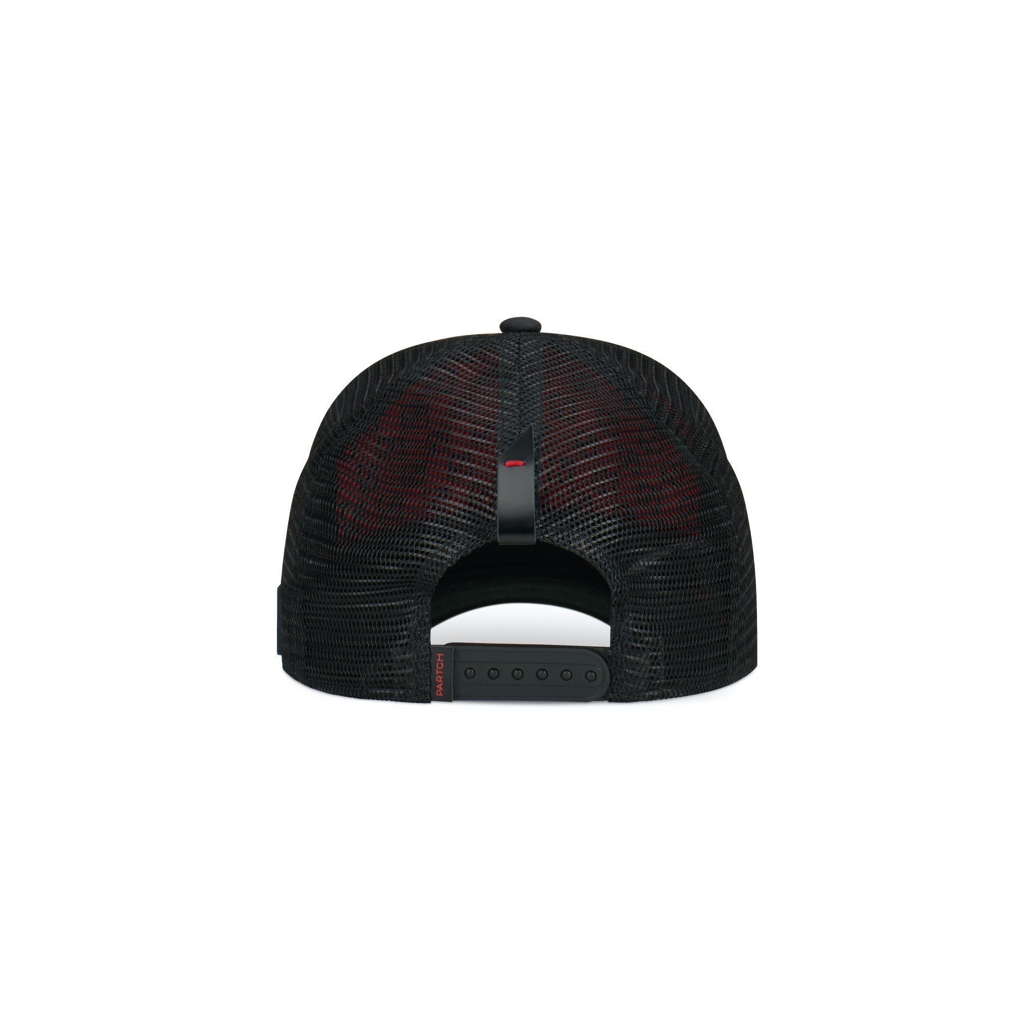 Partch Trucker Hat Black with PARTCH-Clip Do What You Love Art Back View