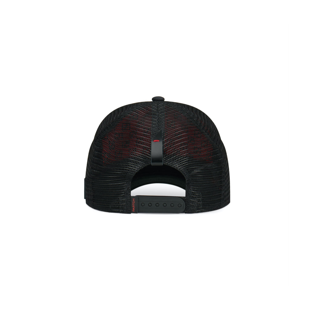 Partch Trucker Hat Black with PARTCH-Clip Logomania Back View