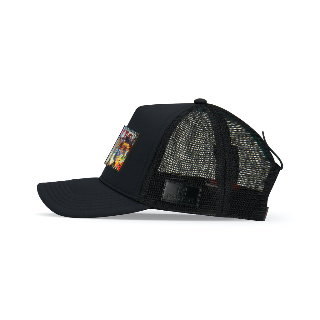 Partch Trucker Hat Black with PARTCH-Clip Dulxy Side View