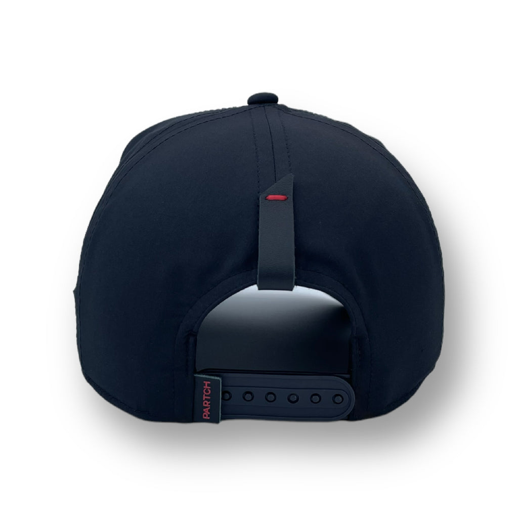 Black Trucker Hat Solid Black Spandex | PARTCH