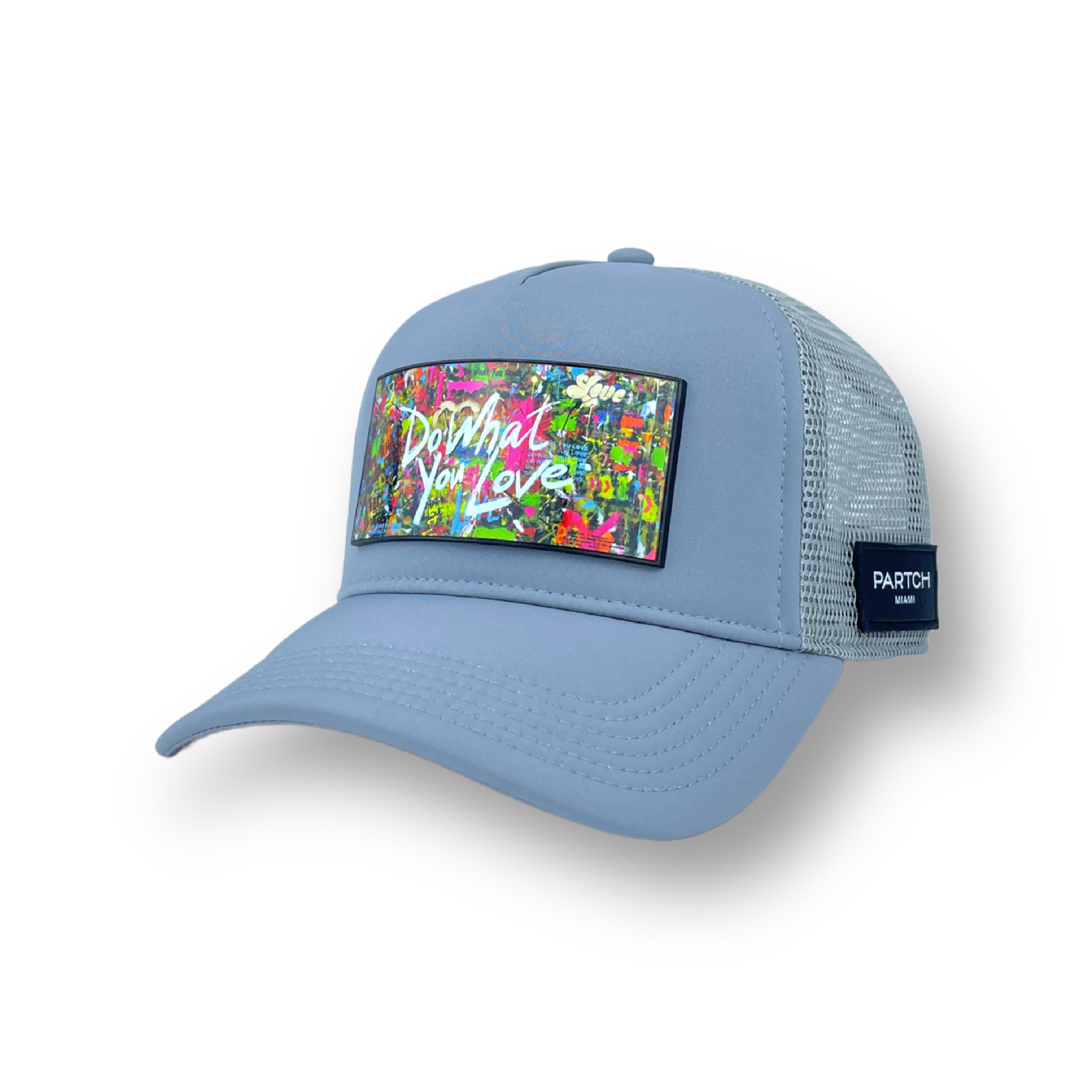 PARTCH DWYL-G11 Art Trucker Hat w/ Removable Clip
