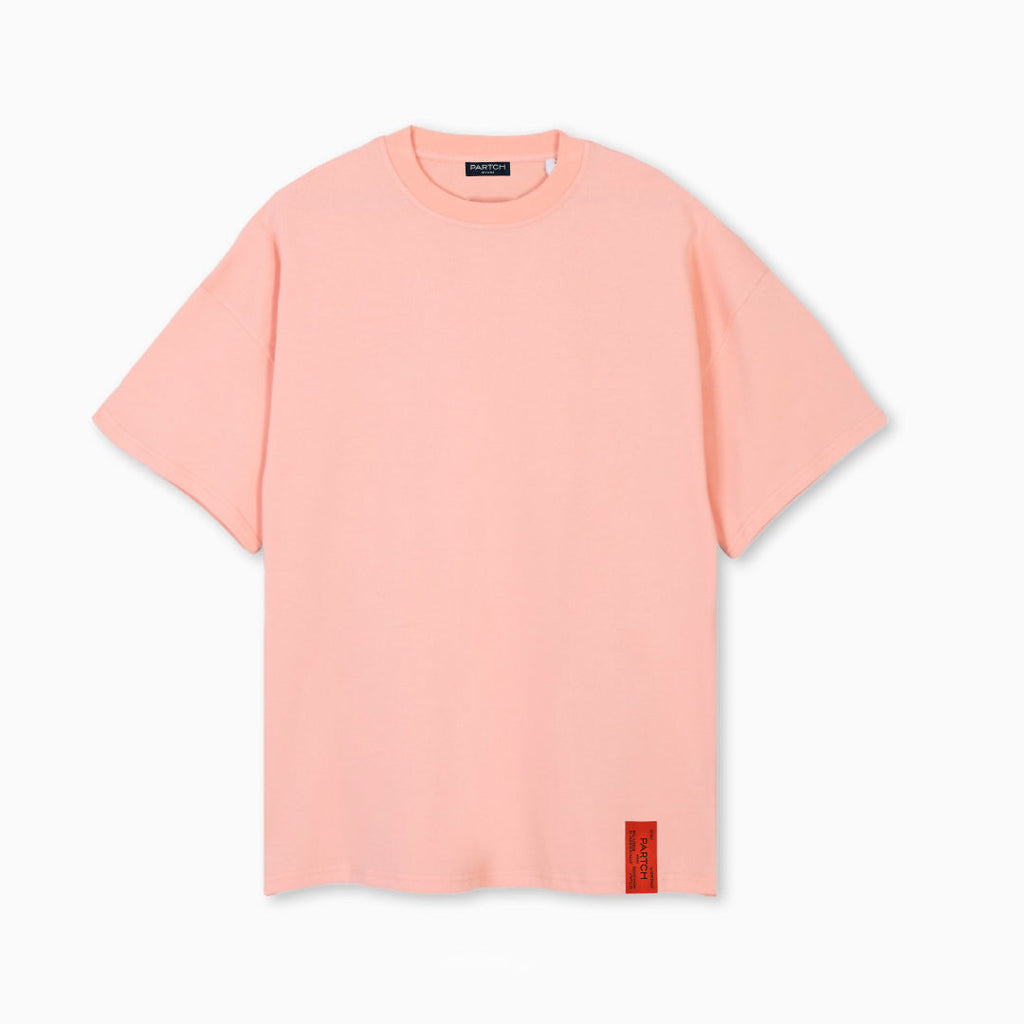 Partch Pink Must T-Shirt Oversized Luxury Organic Cotton 