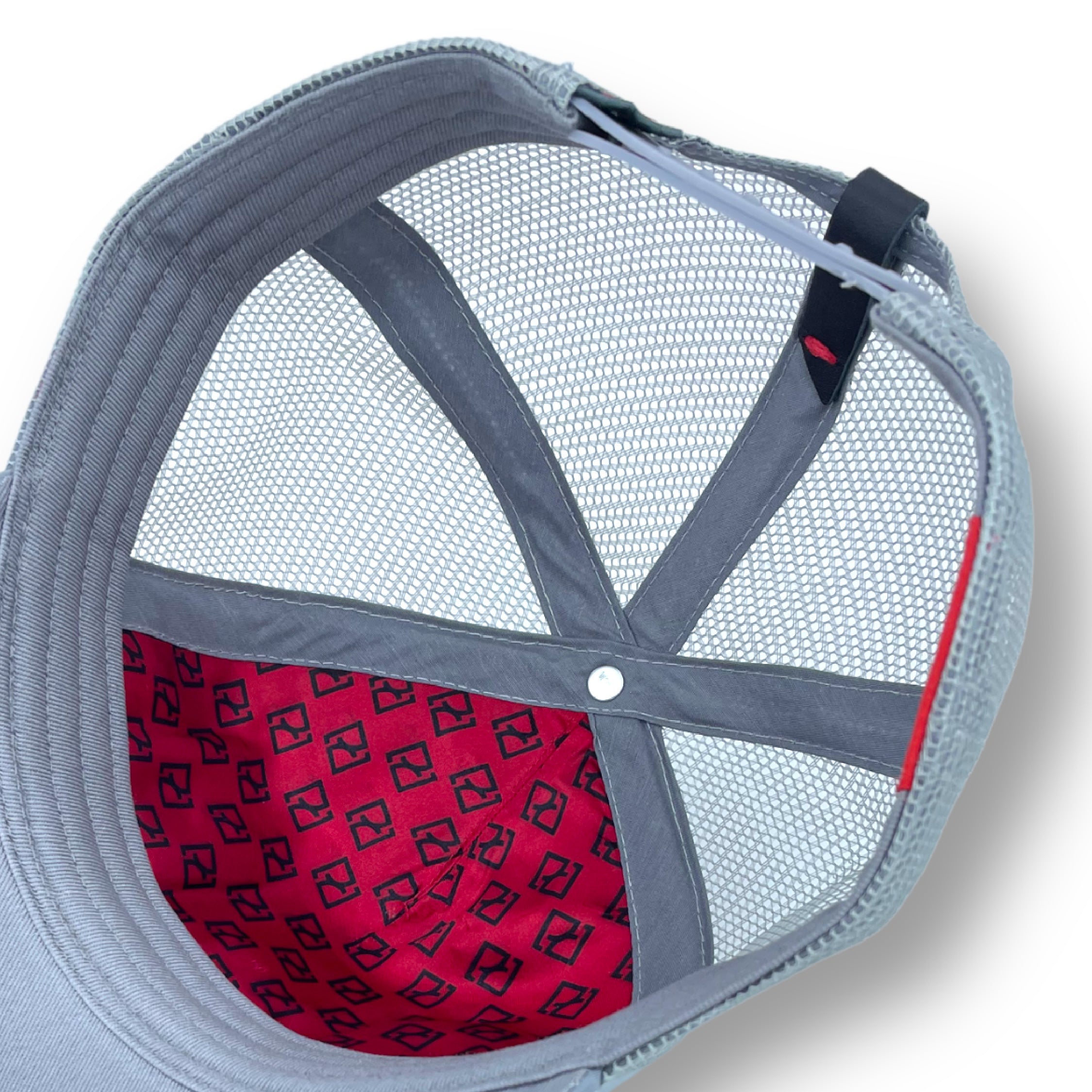 Breathable Luxury Mesh Trucker Caps for Men and Women Fashion | PARTCH Gray Caps New York Art Unixvi | PARTCH-Clip