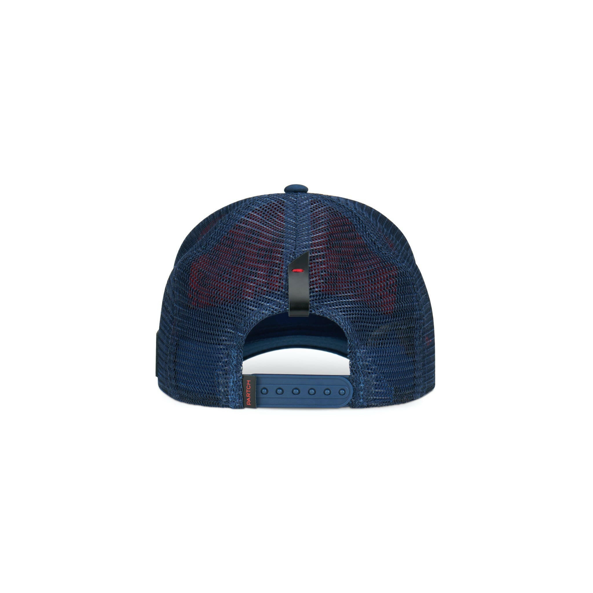 Partch Trucker Hat Navy Blue with PARTCH-Clip BRKL Back View