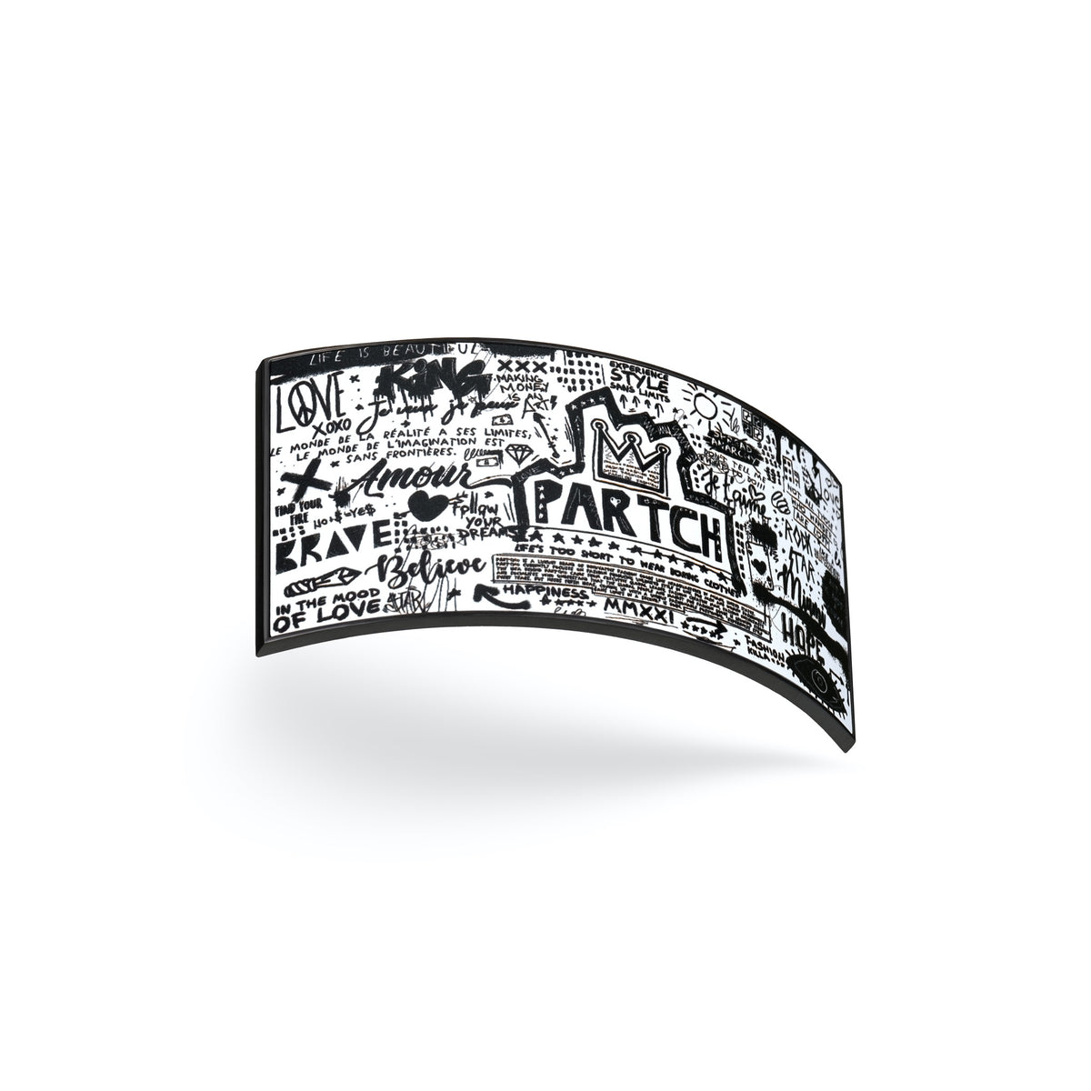 PARTCH Pop Love Trucker Hat Black & Removable Art Patch – PARTCH Fashion