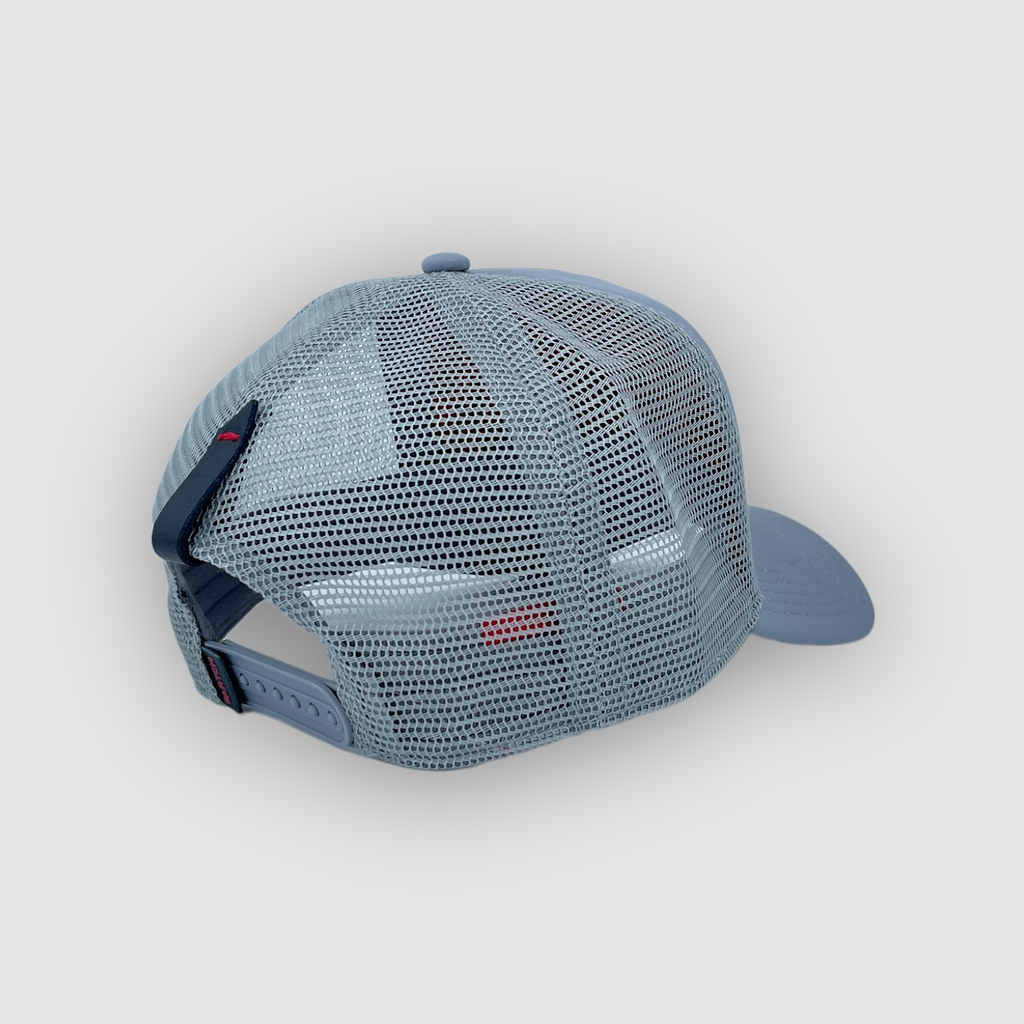 Partch luxury trucker hat gray and rear breathable 