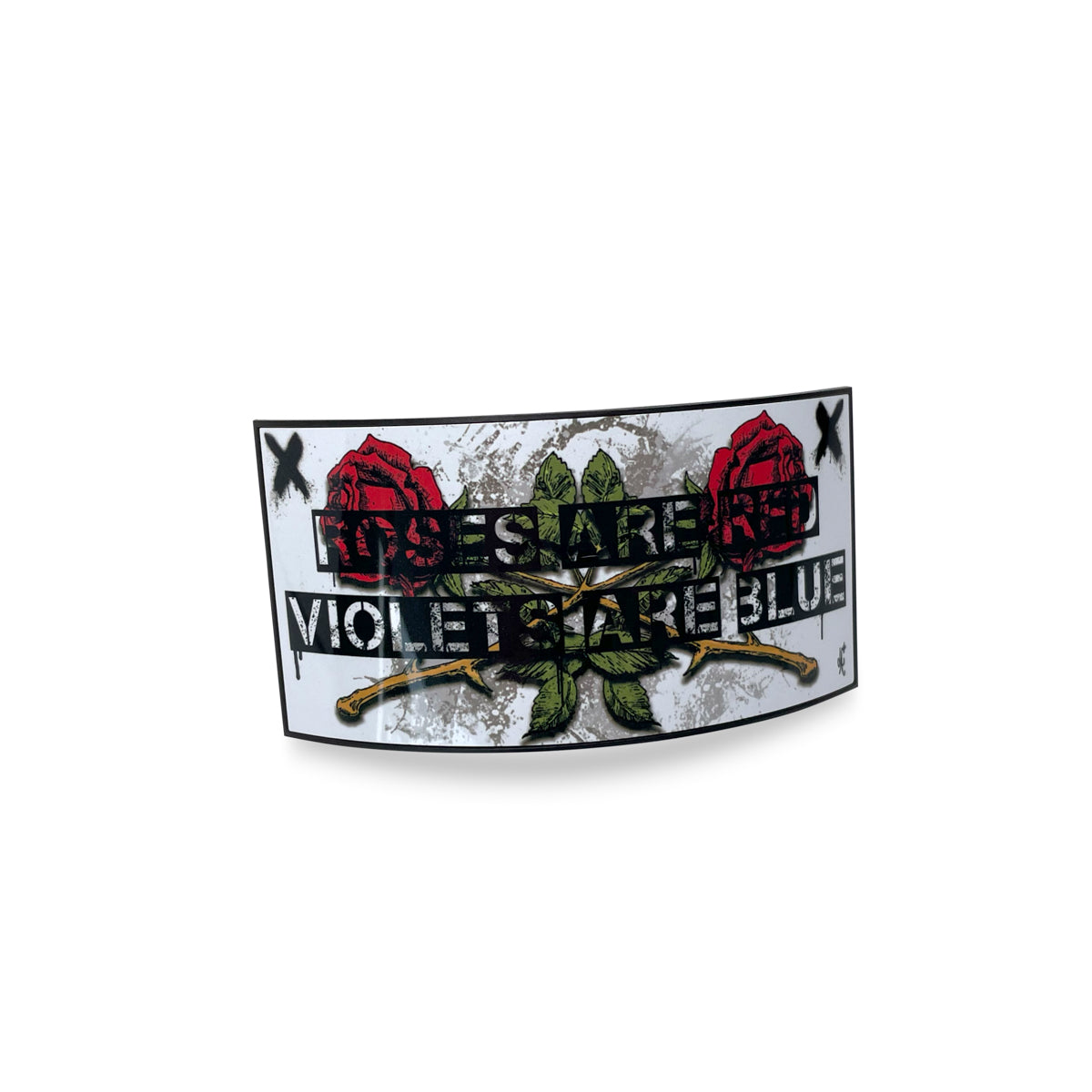 PARTCH-Clip Roses Art - patch in lightweight aluminum removable in a second