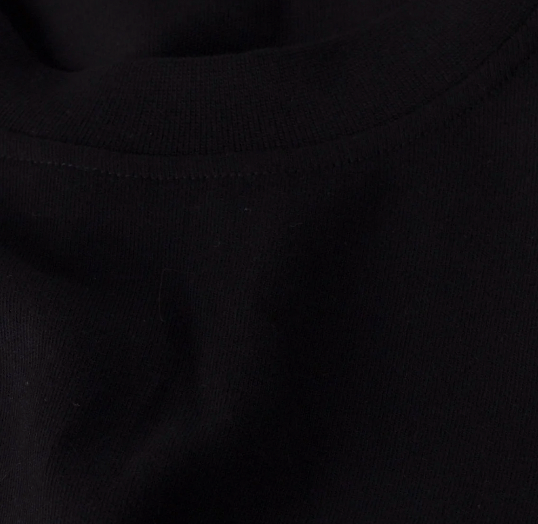 Partch Premium Black T-Shirt Core Crew Regular Fit Luxury Organic Cotton 